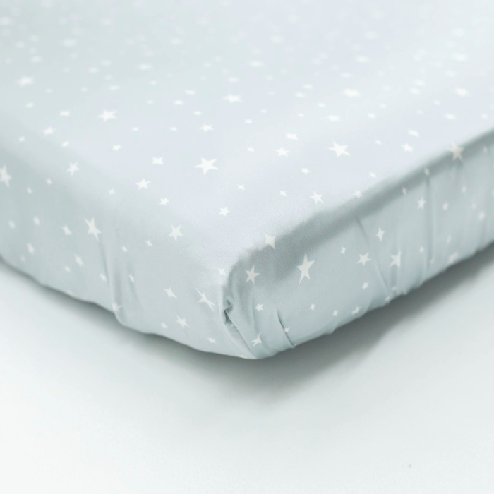 Half Silk Mini Crib/Play Yard Sheet