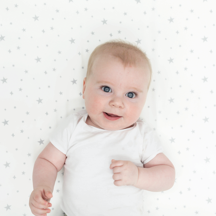 Fuzzy top crib sheets